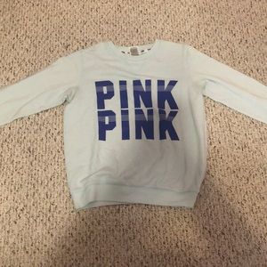 PINK crewneck sweater
